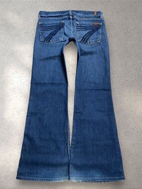 7 For All Mankind Low Rise Dojo Bootcut Jeans